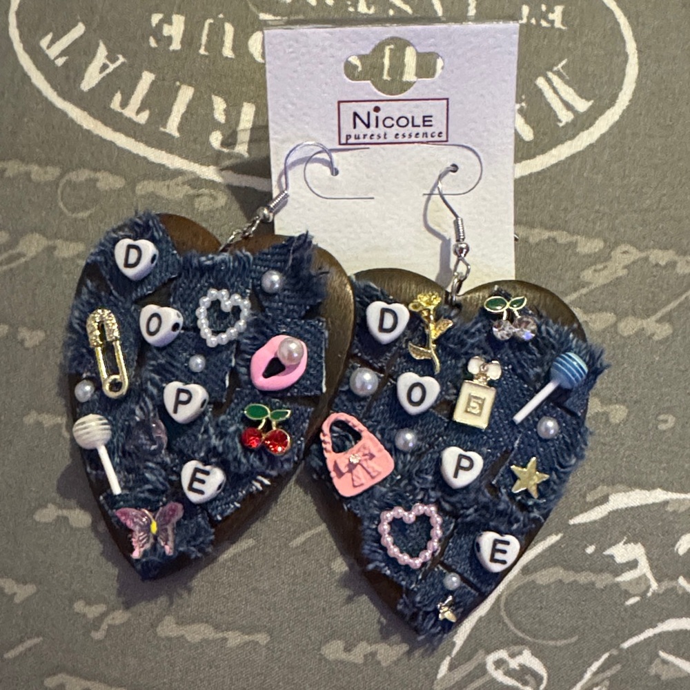 Wooden “Junk” Earrings